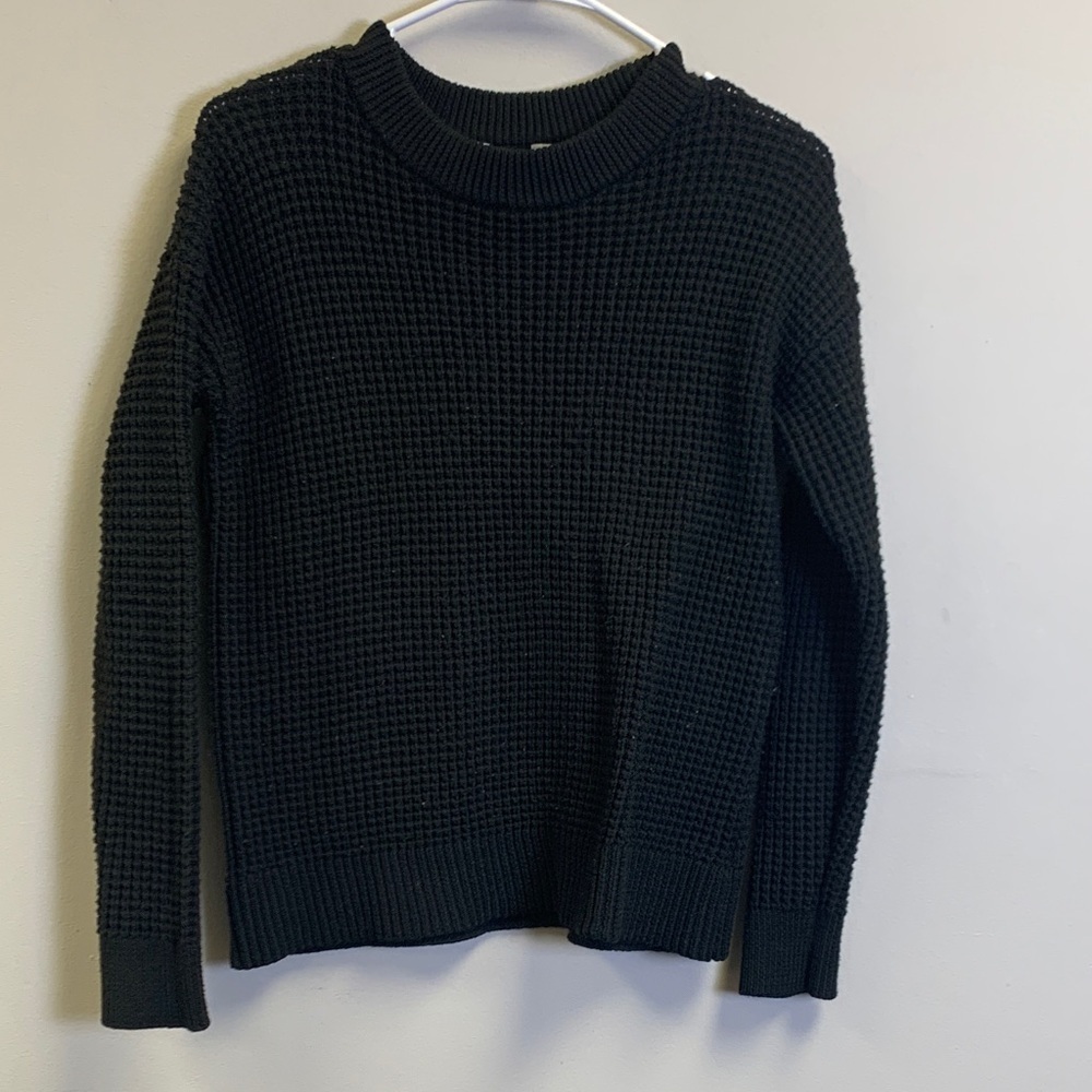 Time and Tru Black Turtleneck Sweater
